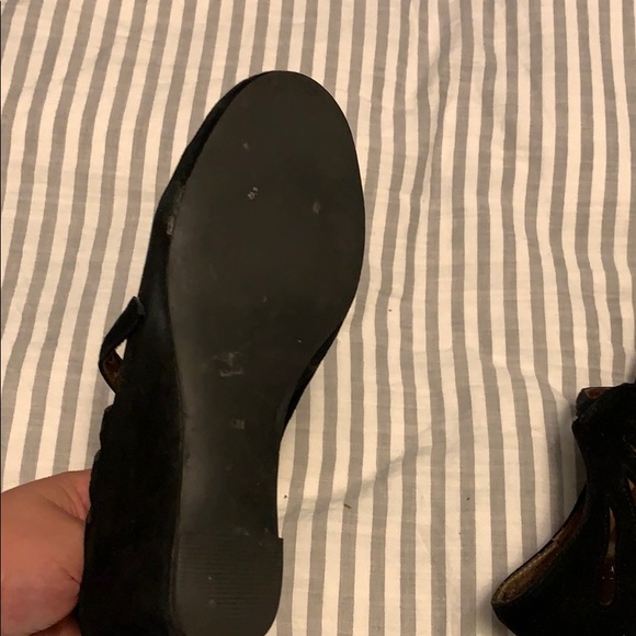 Jeffrey Campbell black Mary Jane wedges size 6 - Picture 3 of 3